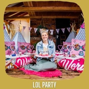 Tipi kinderfeestje lol PARTY